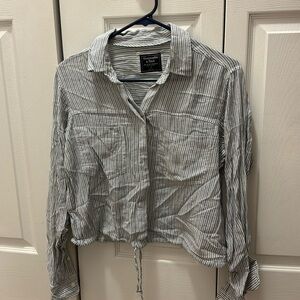 Abercrombie & Fitch Striped Button Up Shirt